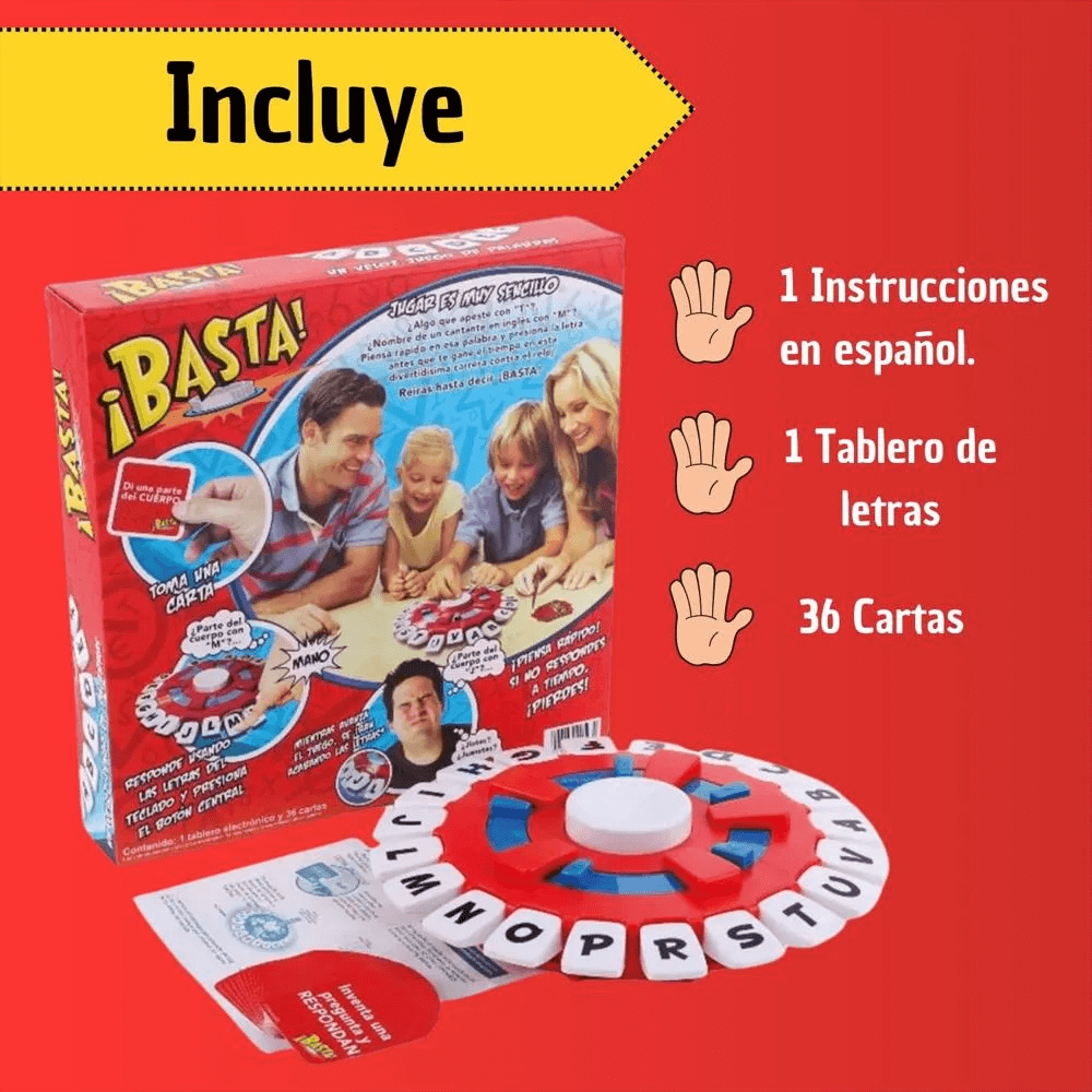 Miniatura 2 de Juego De Mesa Basta Interactivo Palabras